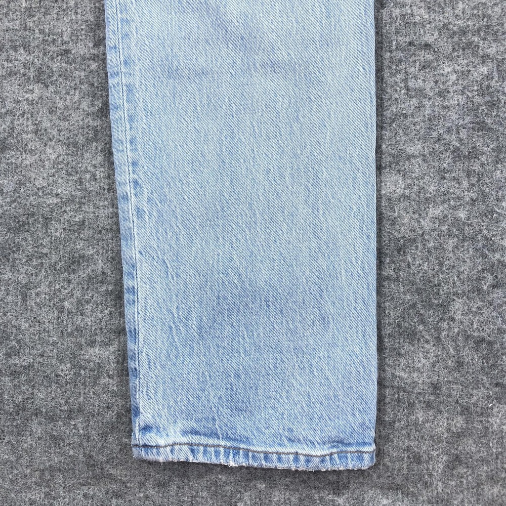 Madewell Jeans Mens 31x34 Blue Light Wash Slim Tapered Denim Pants Stretch - Picture 15 of 16